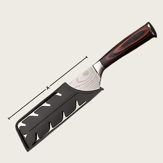 Damascus Steel Japanese Knife With Pakkawood Handle And 19-Degree Edge | Oakman