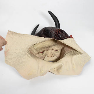 Devil Costume Mask With Horns For Halloween Cosplay