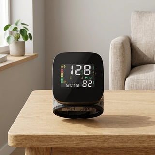 Wrist Blood Pressure Monitor With Voice Prompts And LCD Display