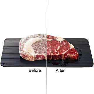 Food Defrosting Tray with Aluminum Surface