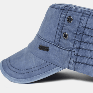 Cotton Military Cap For Men With Adjustable Fit