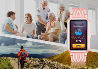 Senior GPS Safety Smartwatch with Fall Detection and SOS Calling