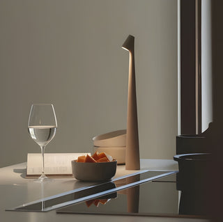 Cordless Table Lamp With Rechargeable Nordic Style Design