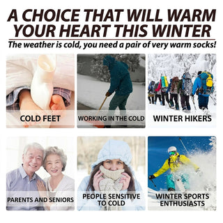 Heated Socks with Rechargeable Warmth for Winter Outdoor Activities