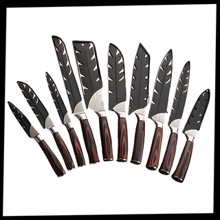 Damascus Steel Japanese Knife With Pakkawood Handle And 19-Degree Edge | Oakman