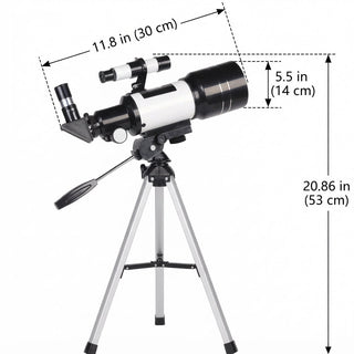 Portable Refractor Telescope With Tripod And Phone Holder For Star And Wildlife Observation | Ashland
