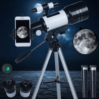 Portable Refractor Telescope With Tripod And Phone Holder For Star And Wildlife Observation | Ashland