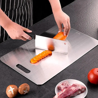 Double Sided Titanium Cutting Board with Food-Safe Surface