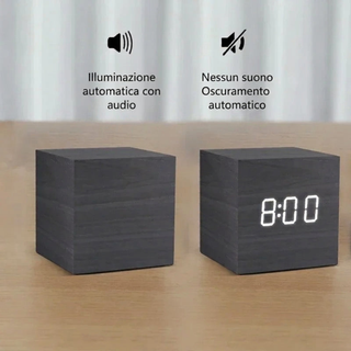 Digital Alarm Clock with Voice Control Display