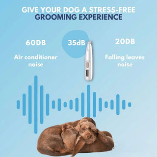 Pet Trimmer With LED Light For Dogs And Cats
