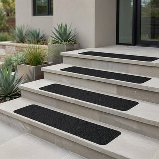 Stair Treads 10 Pack Non Slip Grip Strips for Steps - black