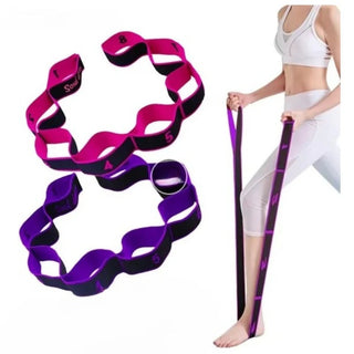 Stretching belt for yoga and Pilates workouts