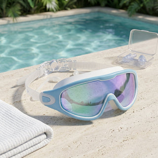 Wide View Swim Goggles With Anti Fog Coating And Adjustable Silicone Strap | Stanton