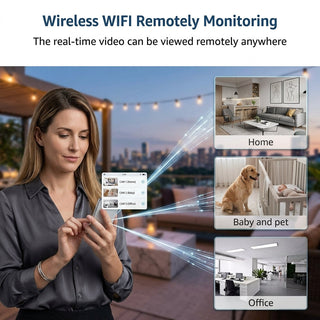 Wireless 1080P WiFi Camera With Mobile App Control And SD Card Storage Surveillance | Norcross