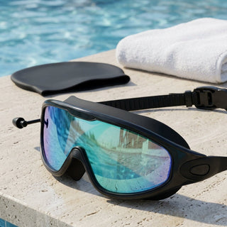 Wide View Swim Goggles With Anti Fog Coating And Adjustable Silicone Strap | Stanton