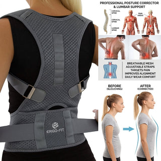 Magnetic Back Support Brace With Adjustable Therapy For Posture And Muscle Tension | Newell