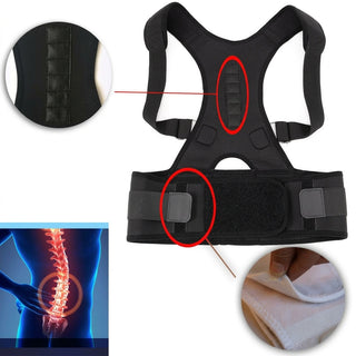 Magnetic Back Support Brace With Adjustable Therapy For Posture And Muscle Tension | Newell