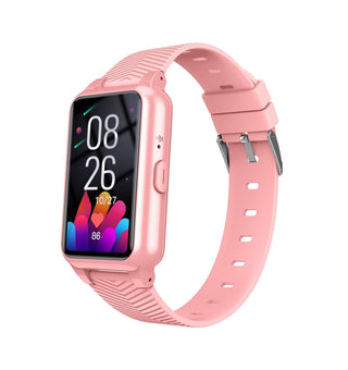 Senior GPS Safety Smartwatch with Fall Detection and SOS Calling - pink