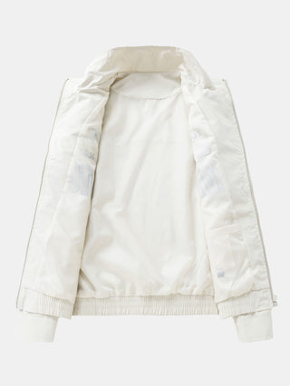 Men's Motorsport Racing Bomber Jacket – Relaxed Fit Zip-Up