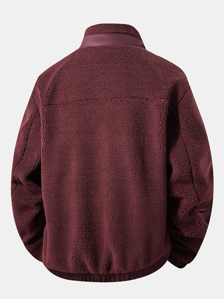 Men's Teddy Fleece Zip Jacket – Warm Regular Fit