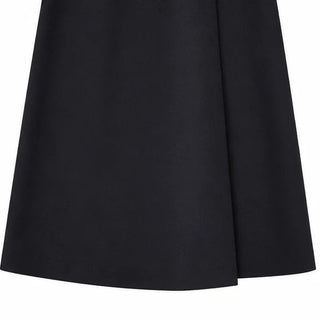 Women's High-Collar Clergy Robe - Structured Maxi Dress