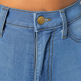 Women's High-Waisted Stretch Skinny Jeans - Fitted