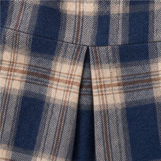 Women's Plaid Button-Front Blouse - Relaxed Fit