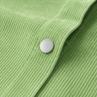 Women's Ribbed Corduroy-Look Button-Front Shirt - Relaxed Fit