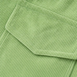 Women's Ribbed Corduroy-Look Button-Front Shirt - Relaxed Fit