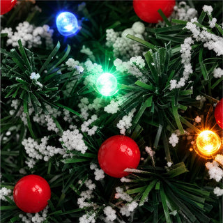 Women's Solar Multicolor LED Cedar Christmas Tree - Memorial Stake Lig
