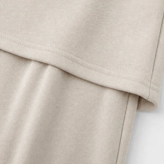 Women's Wide-Leg Lounge Set - Coordinated Top and Pants